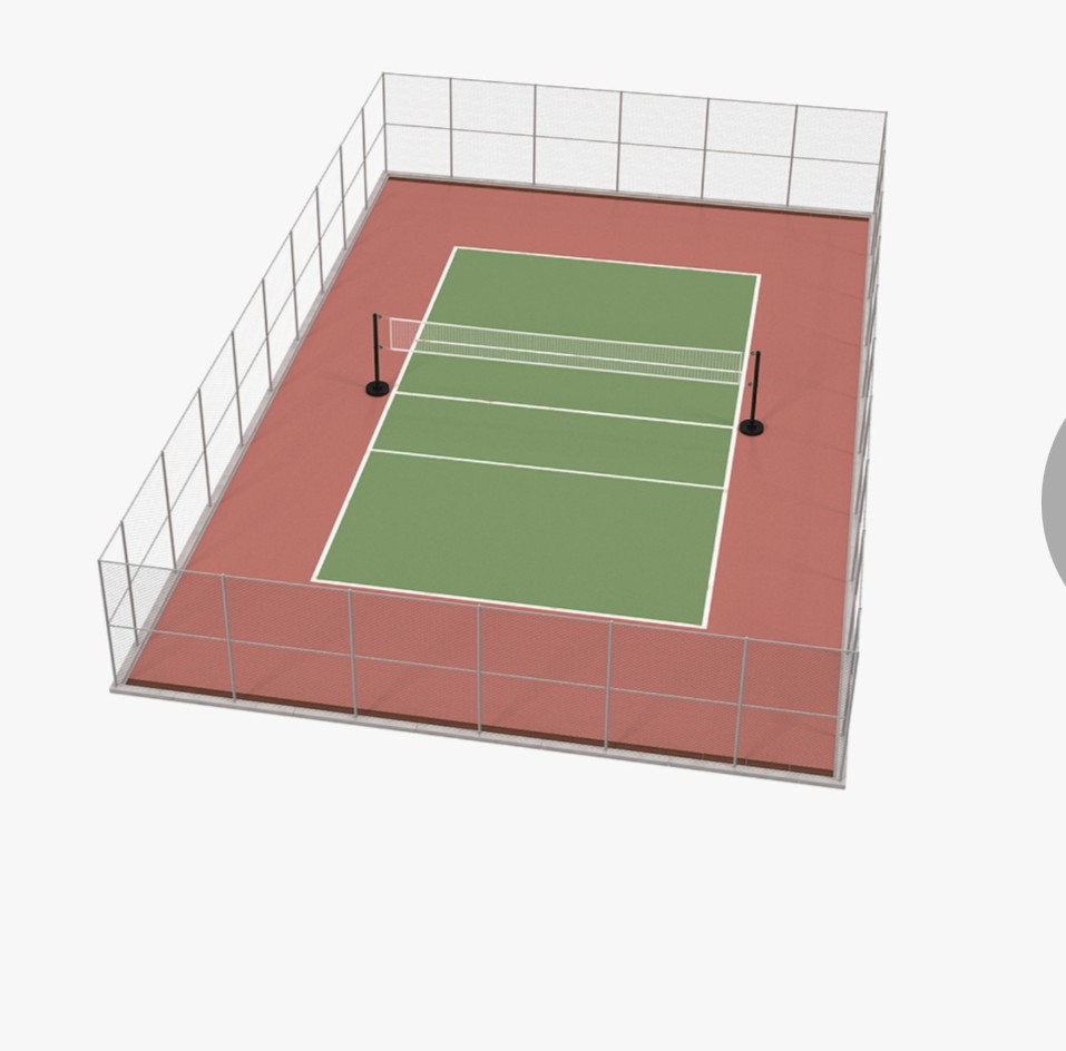 Volleyball Court Sketch